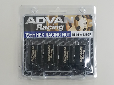 ADVAN Racing M14x1.50P 19mmHEXレーシングナット