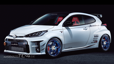 GR YARIS by Kansai service<br>RACING INDIGO BLUE & DIAMOND CUT