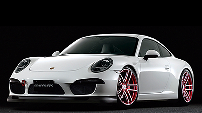 PORSCHE 991 carera S  tuned by VINGTSEPT  PLATINUM RED COMBI