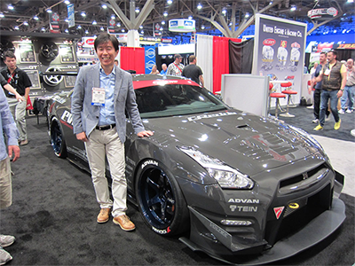 YOKOHAMAホイール・デザイナー 萩原 修氏とR35 GTR