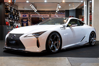 LEXUS LC500 tuned by HKS<br>MACHINING & RACING HYPER BLACK