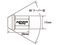 ADVAN Racing NUT 外寸